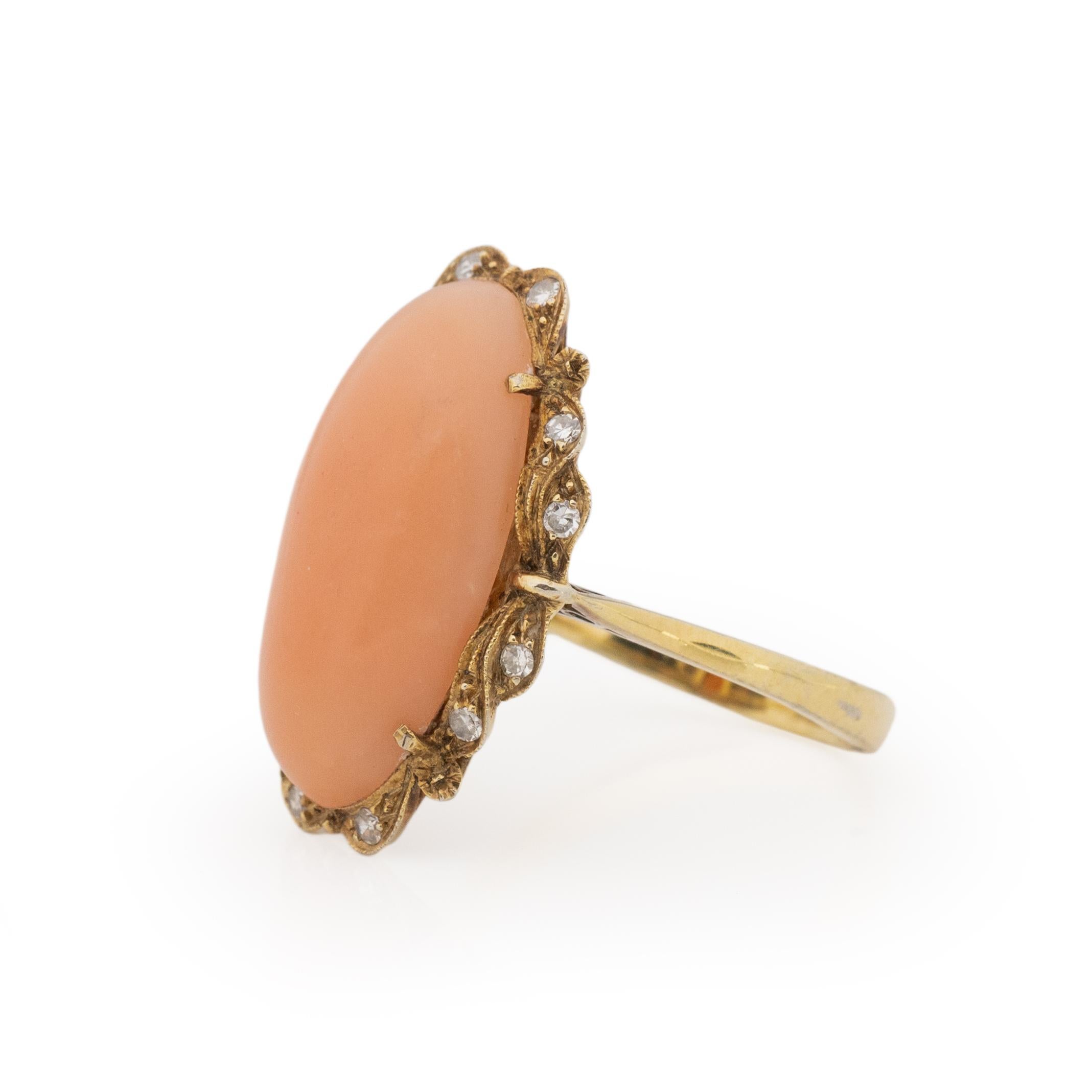 scalloped gold ring