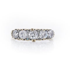 Victorian 18kt Gold Diamond Five-Stone Ring