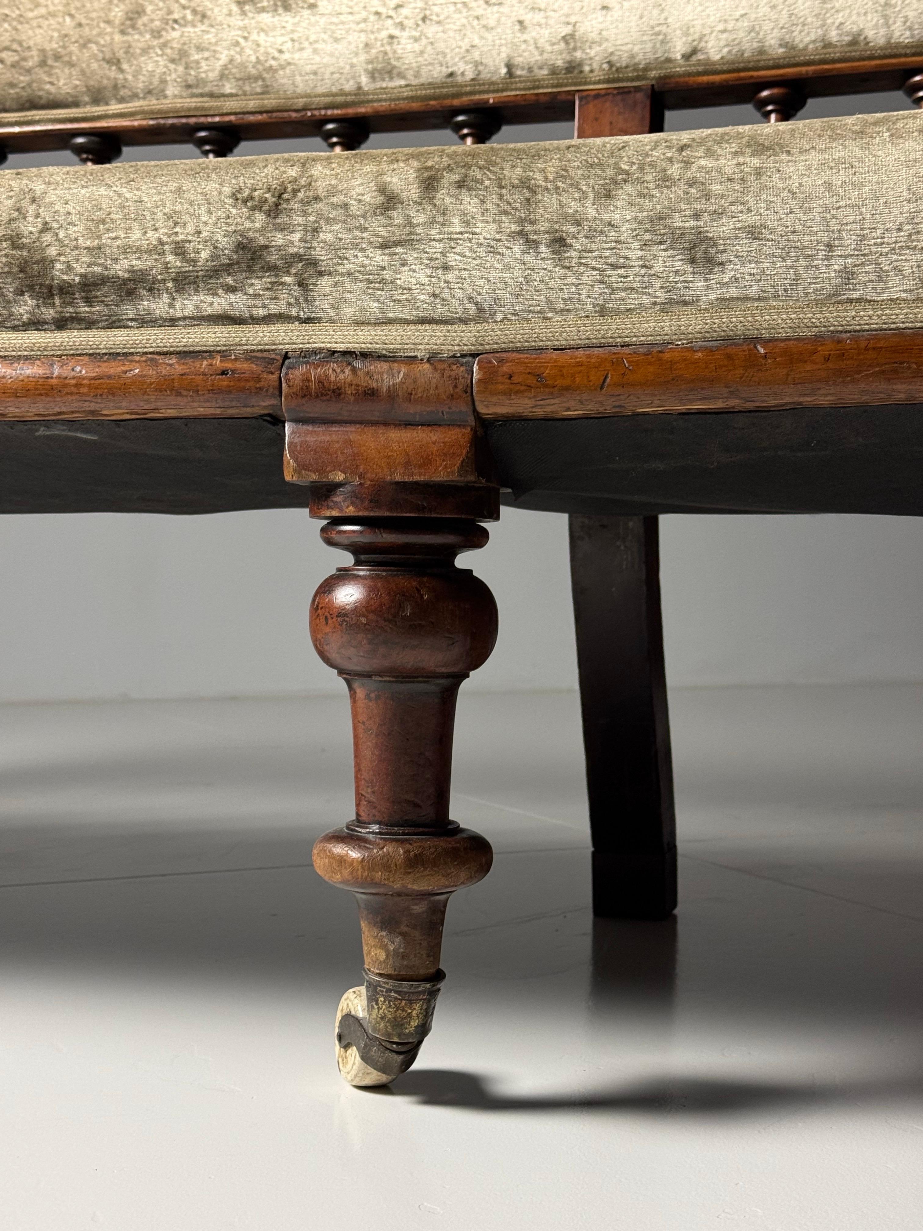Victorian 19th century Bench 273cm For Sale 5