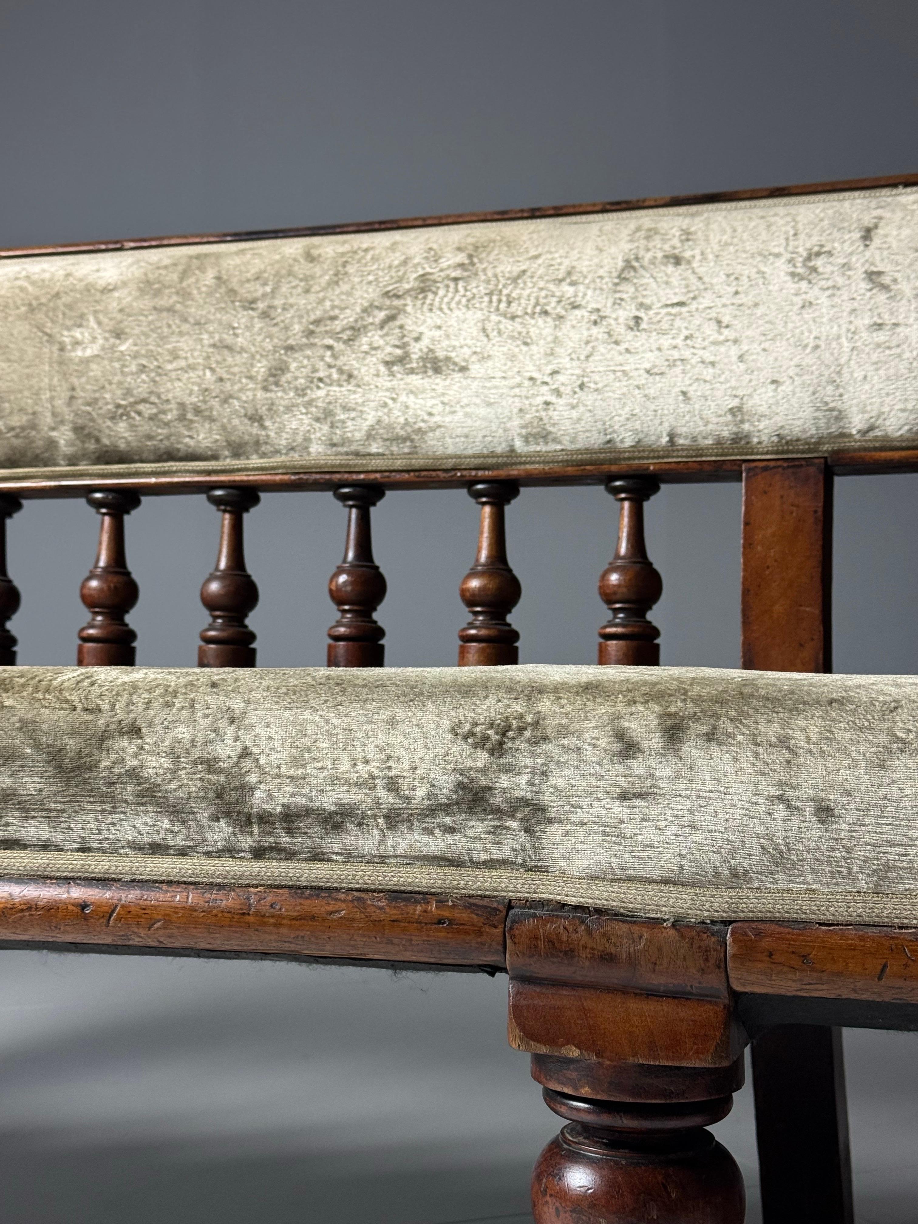 Victorian 19th century Bench 273cm For Sale 9