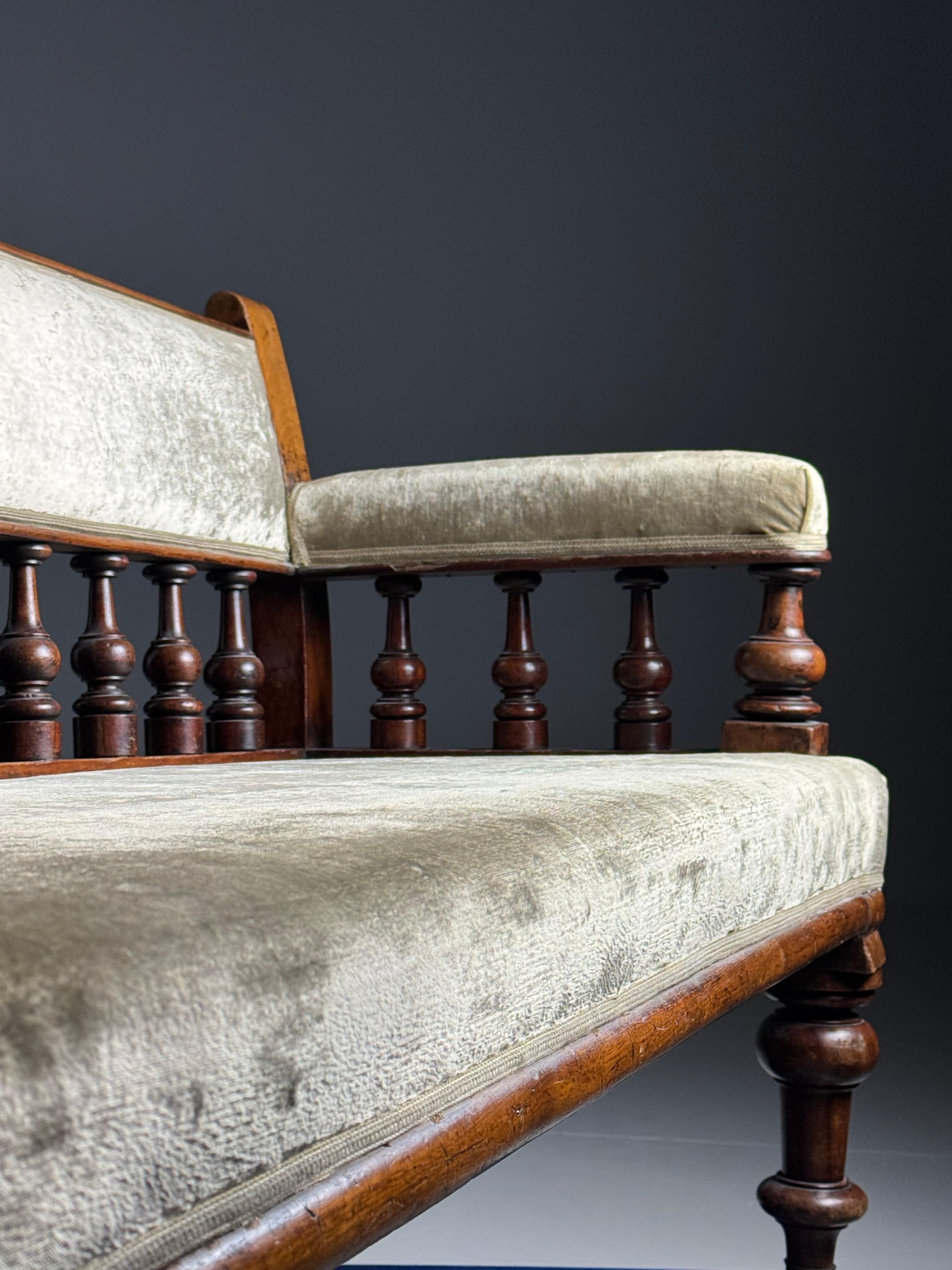 Victorian 19th century Bench 273cm For Sale 10