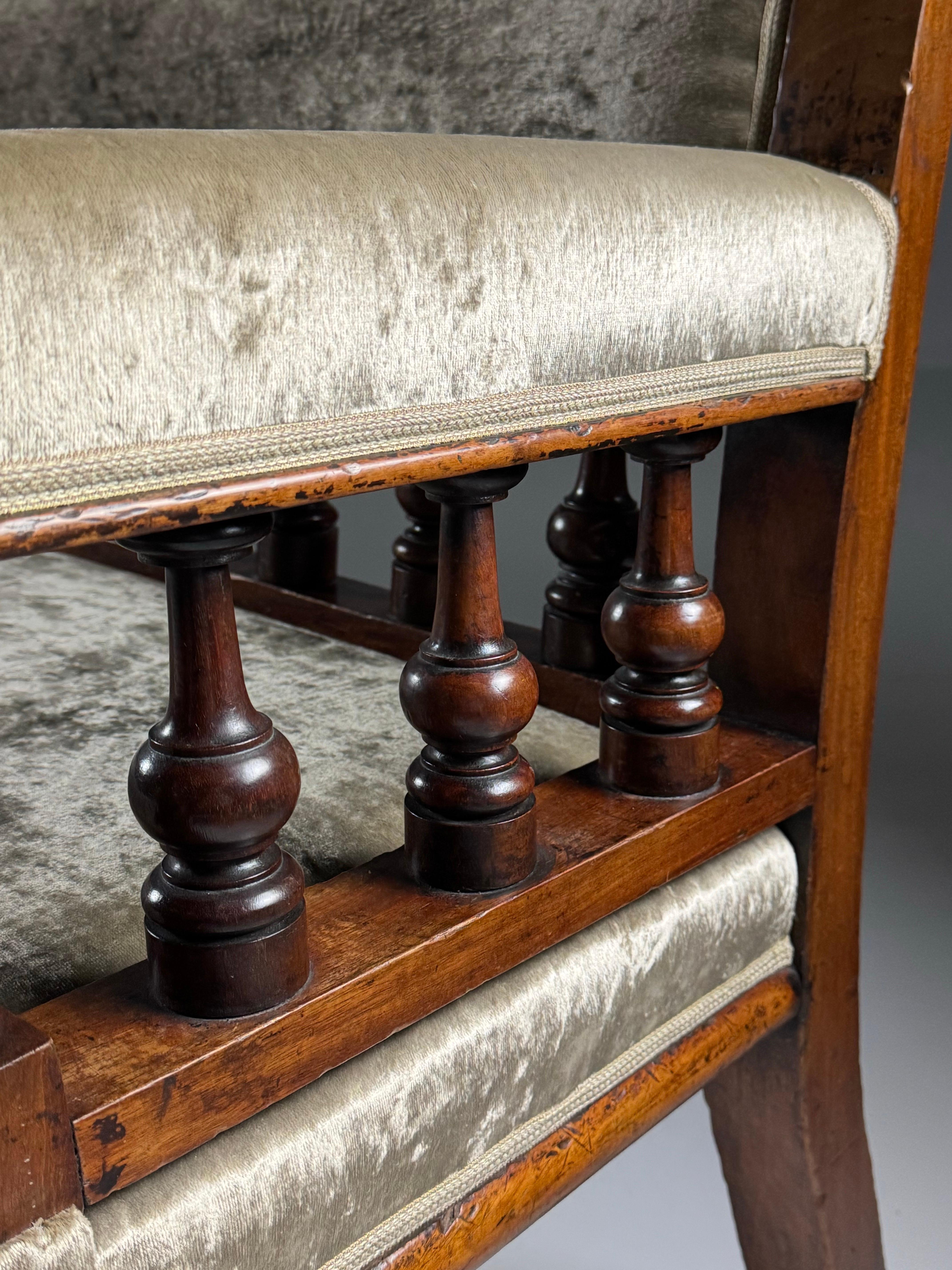 Victorian 19th century Bench 273cm For Sale 13