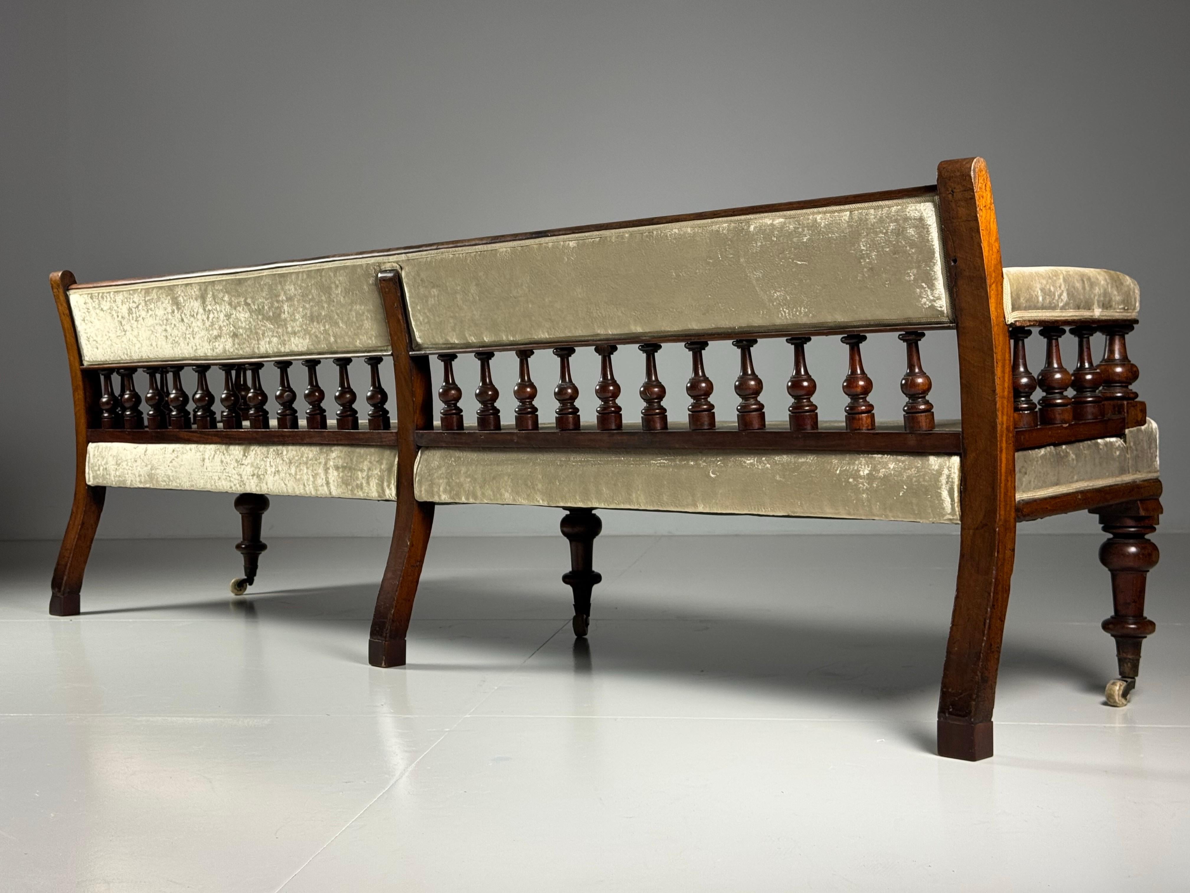Victorian 19th century Bench 273cm For Sale 3