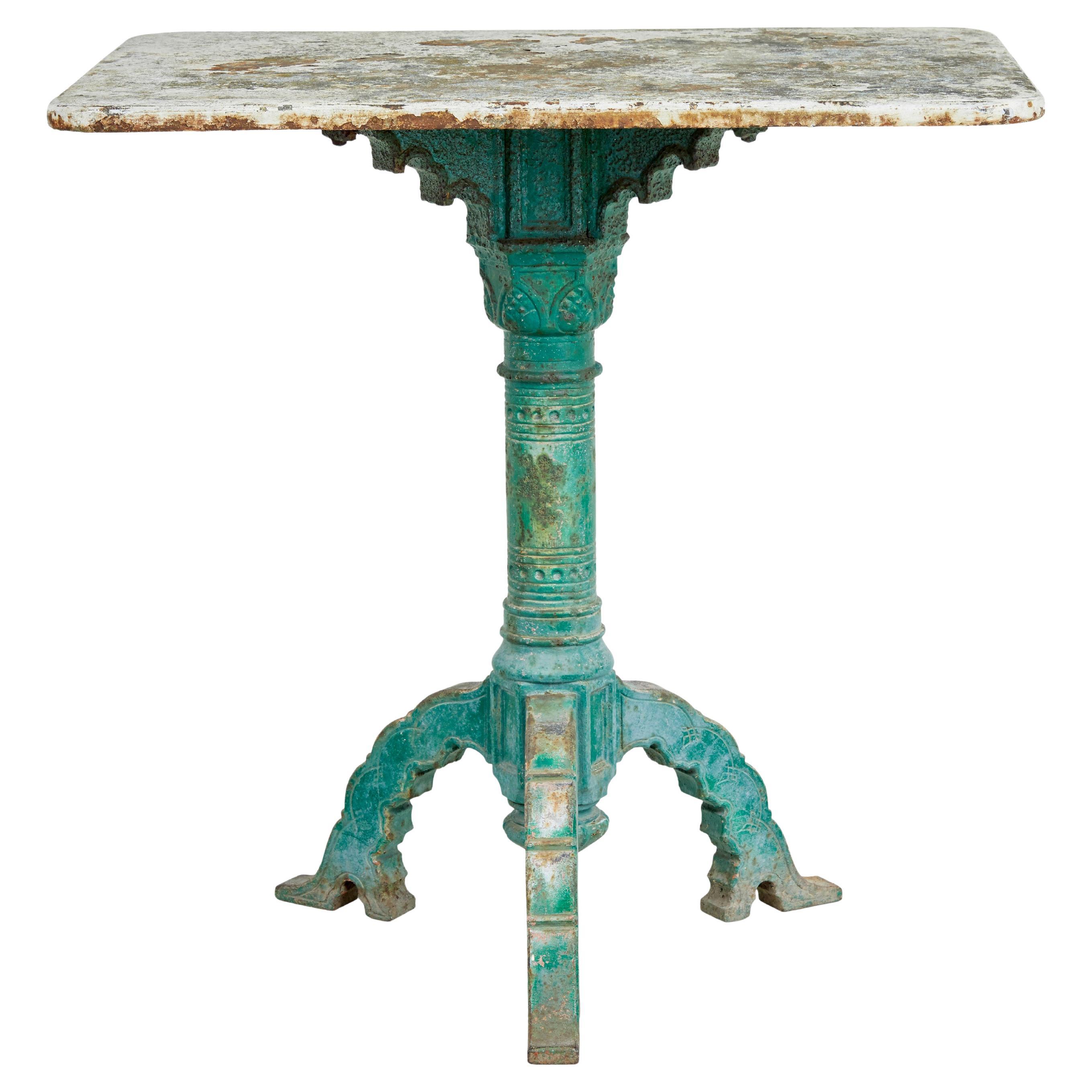 Does cast iron garden furniture last?
