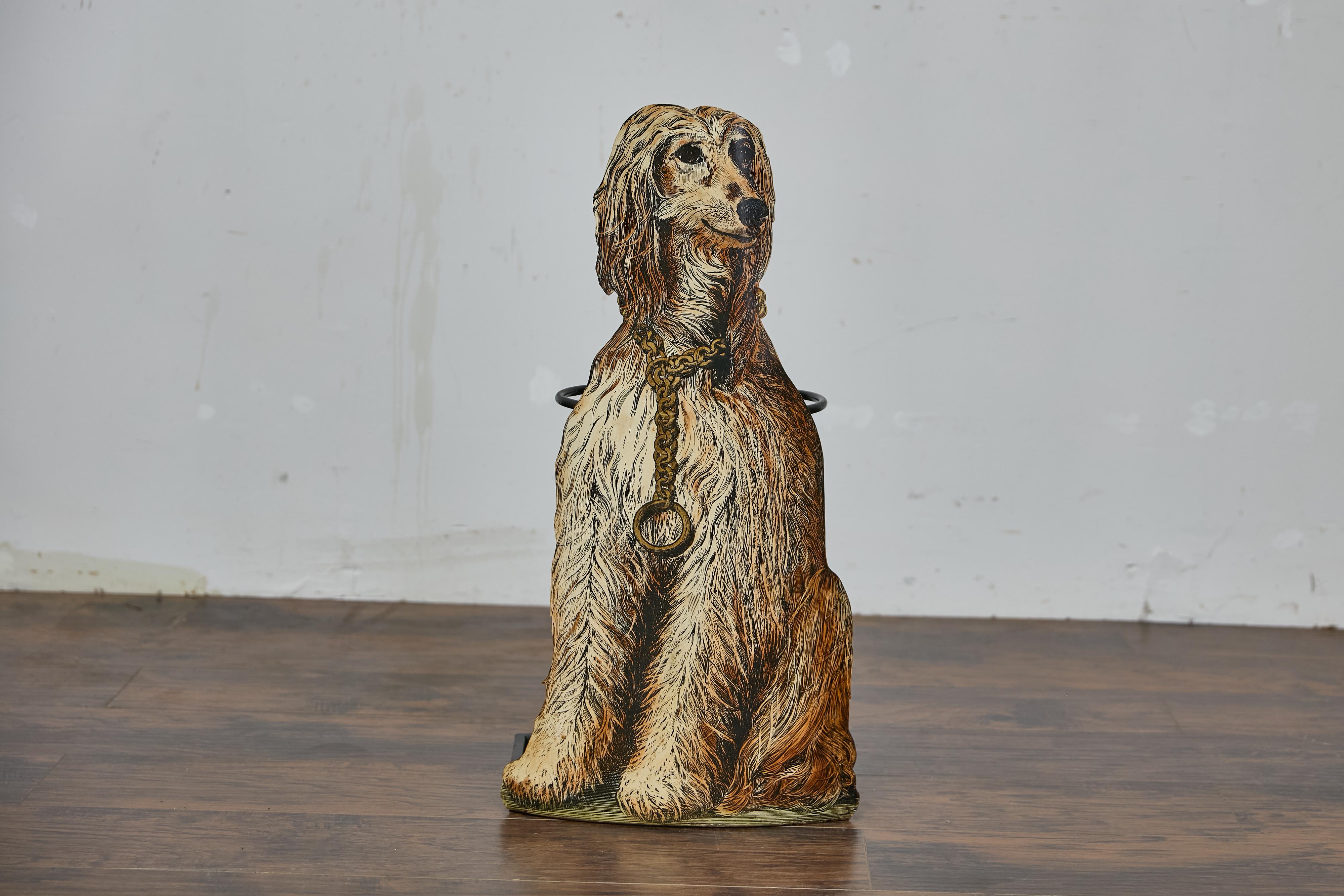 Victorian 19th Century English Cast Iron Dog Umbrella Stand – Entryway Accent For Sale 9