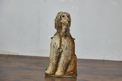 Victorian 19th Century English Cast Iron Dog Umbrella Stand – Entryway Accent