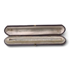 Victorian 19th Century Leather Bracelet Presentation Box, UK Origin