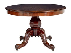 Victorian 19th century mahogany breakfast table