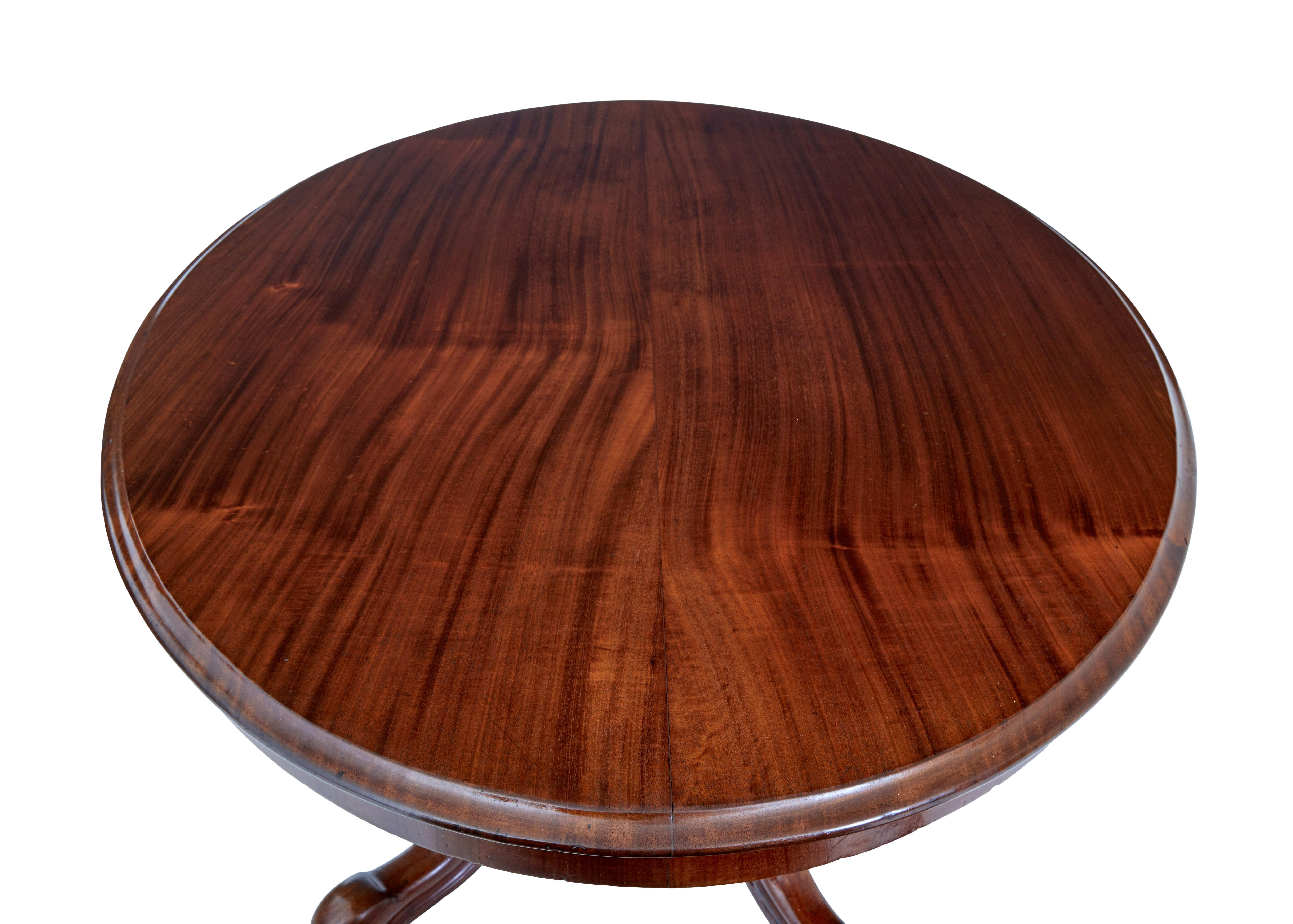 19th Century Victorian 19th century mahogany breakfast table For Sale