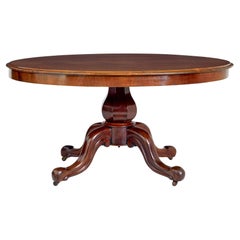 Antique Victorian 19th century mahogany breakfast table