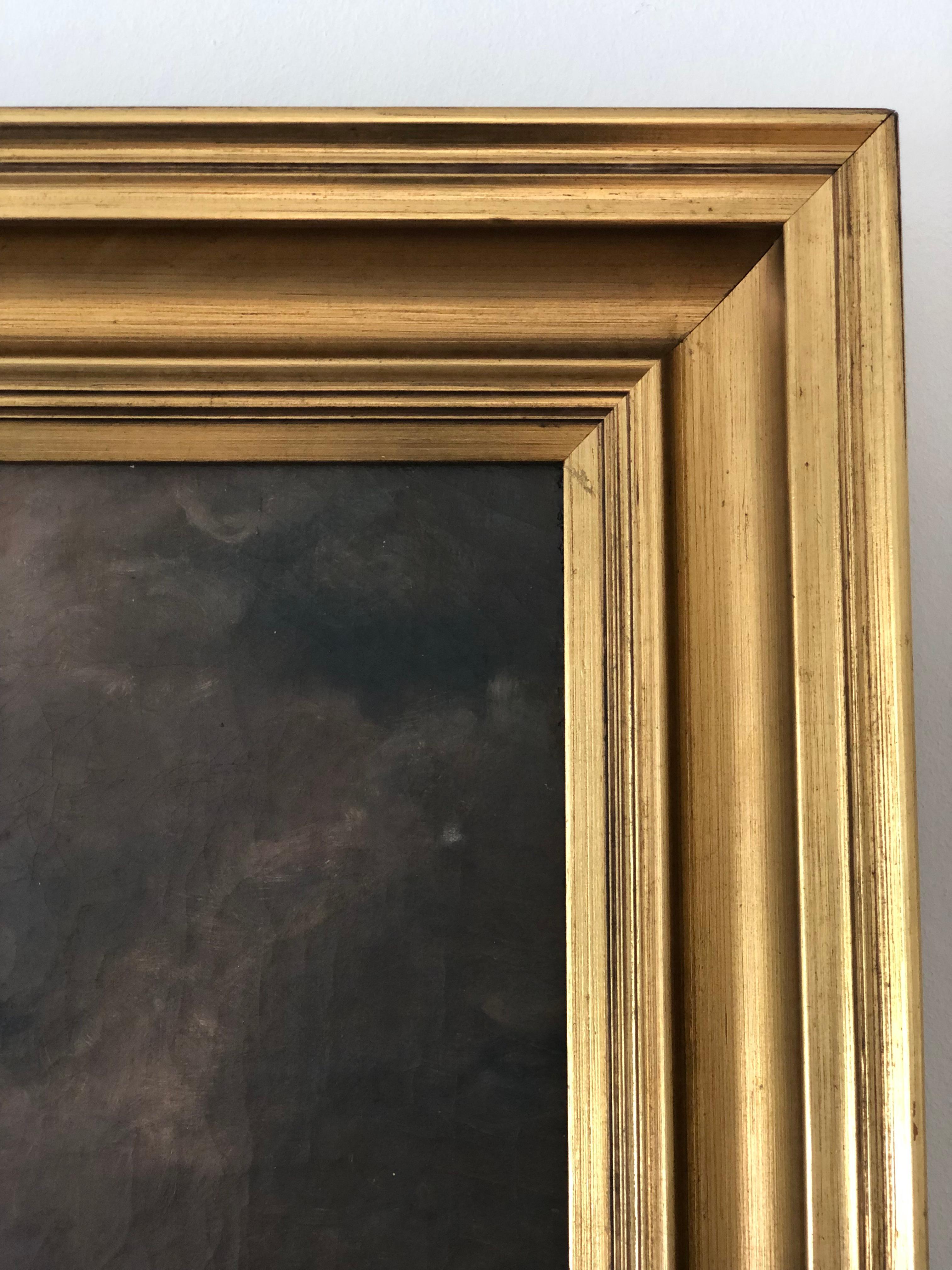 Retrato Victoriano del Siglo XIX de un Oficial Naval Británico en Bueno estado para la venta en Sakskøbing, DK