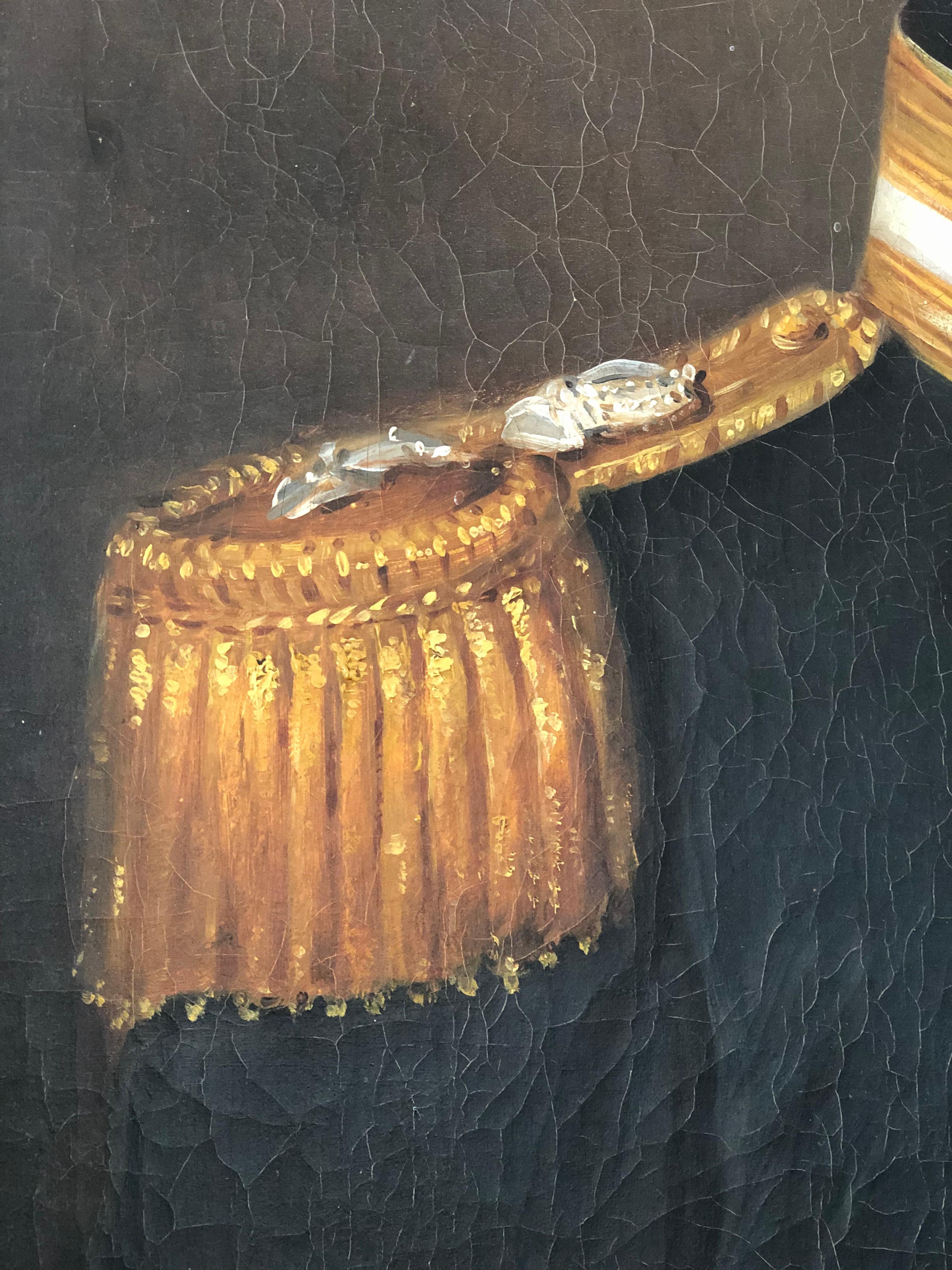 Retrato Victoriano del Siglo XIX de un Oficial Naval Británico en venta 1
