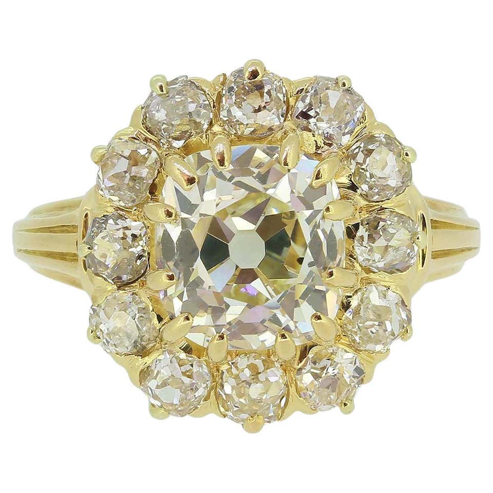 Victorian Cluster Rings - 455 For Sale at 1stDibs | victorian diamond ...
