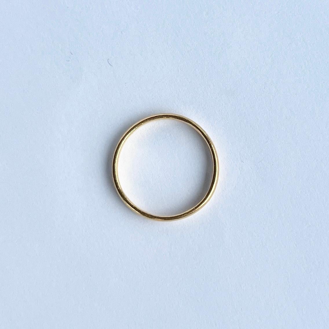 Victorian 22 Carat Gold Fully Hallmarked Band 1