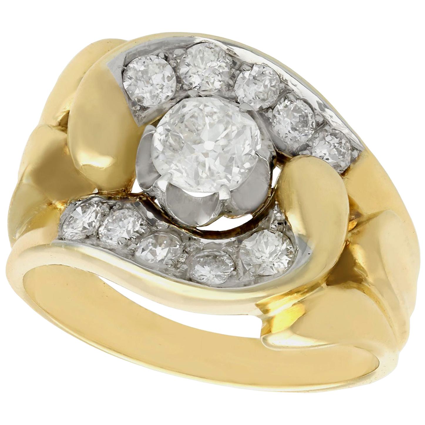 Mini Tiara Ring Yellow Gold