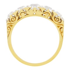 Victorian 2.40ct Five Stone Ring, c.1880s