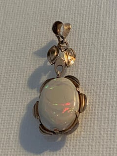 Victorian 2.5 Carat Opal Pendant