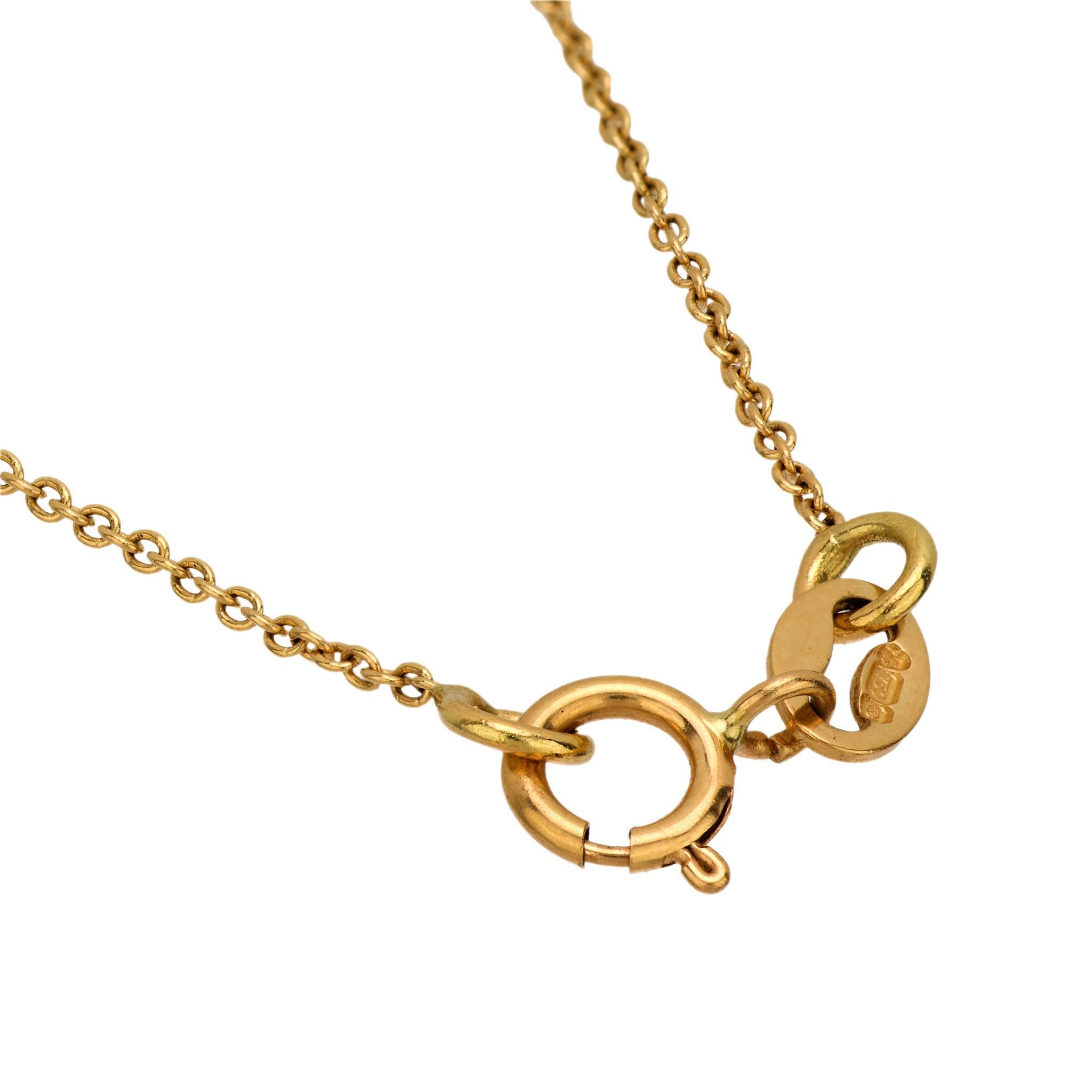 Cabochon Victorian 2.60 carat crescent opal diamond 18k yellow gold enamel necklace For Sale