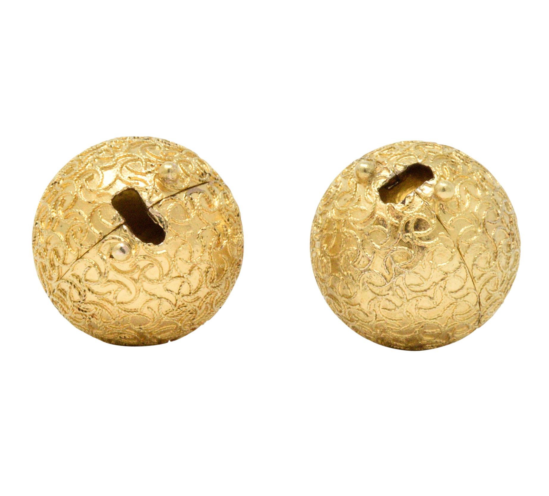 Victorian 3.25 Carat Diamond 14+ Karat Gold Drop Earrings with Coach Covers 1