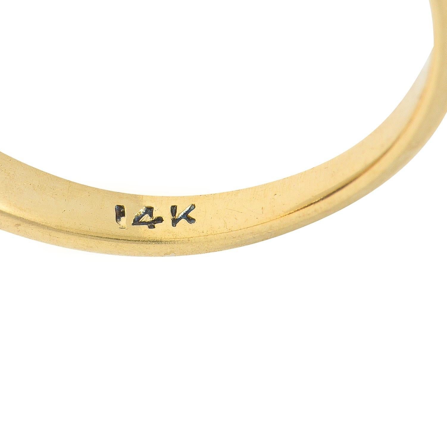 Victorian 3.31 CTW No Heat Ceylon Sapphire Diamond 14 Karat Gold Halo Ring GIA 2