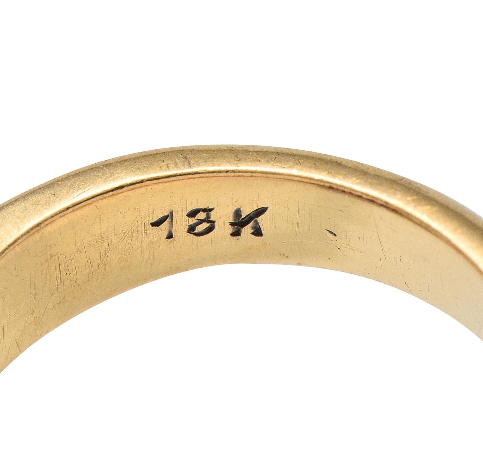 Viktorianische 3,47 CTW keine Hitze Burma Rubin 18K Gold antike Krone Solitär Ring AGL 3
