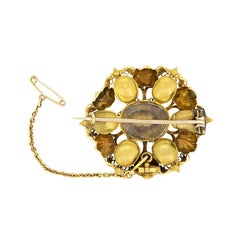 Victorian 3.50ct Garnet Brooch, c.1880s