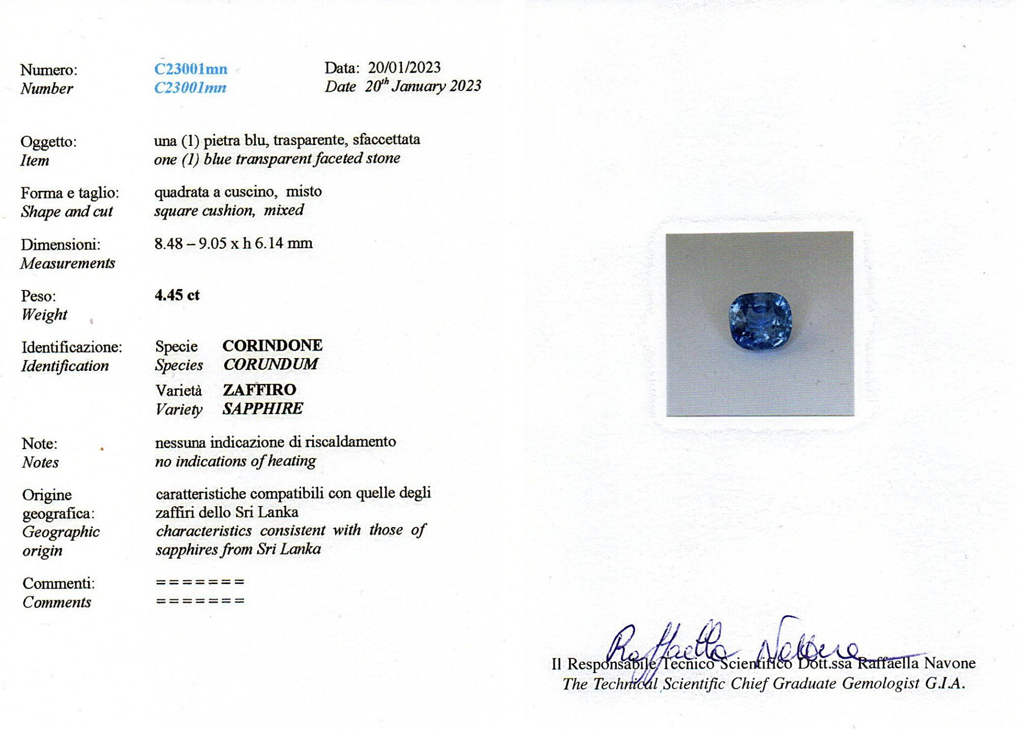 Victorian 4.45 Ct Natural No Heat Ceylon Sapphire 1.15 Ct Diamond Trilogy Ring For Sale 7