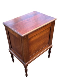 Victorian 6 Drawer Burl Spool Sewing Jewelry Cabinet