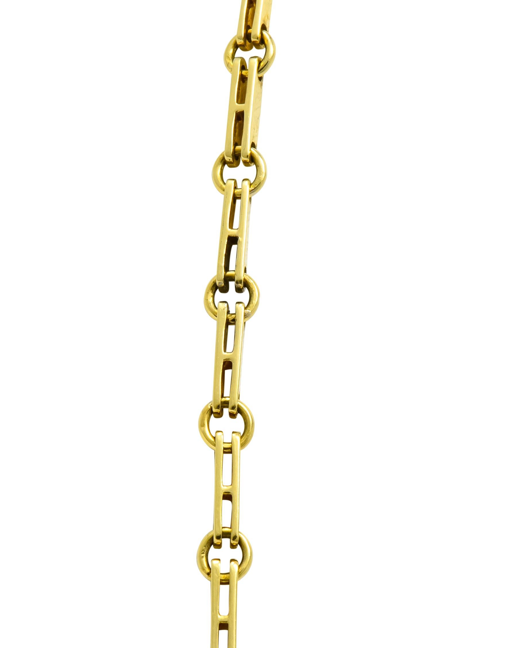 Victorian 7.95 Carat Diamond Ruby Pearl 18 Karat Gold Fringe Necklace 1