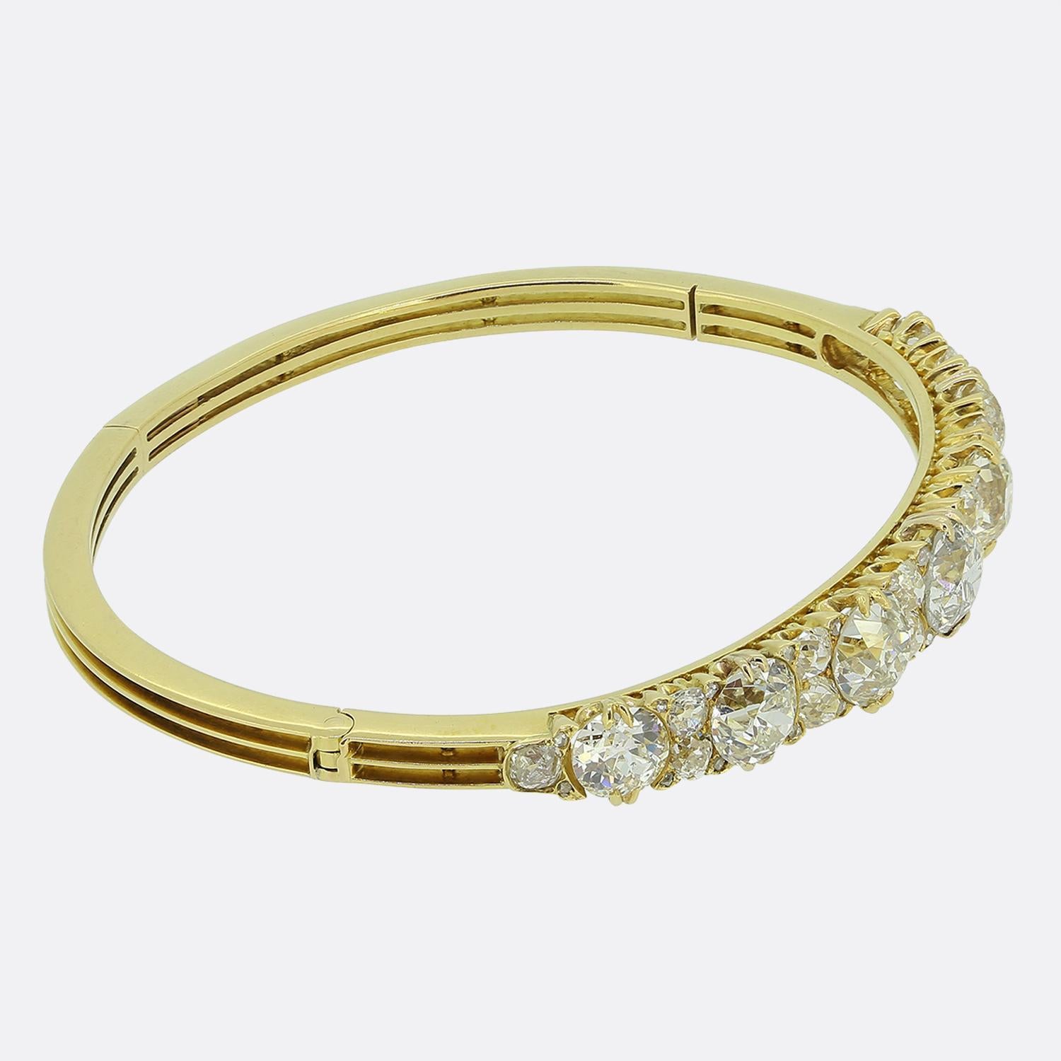 Victorien Bracelet victorien en diamant de 8,50 carats en vente