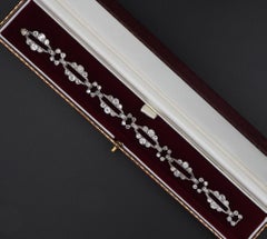 Victorian 8.50 Ct Old Mine Diamond 18 KT Bracelet