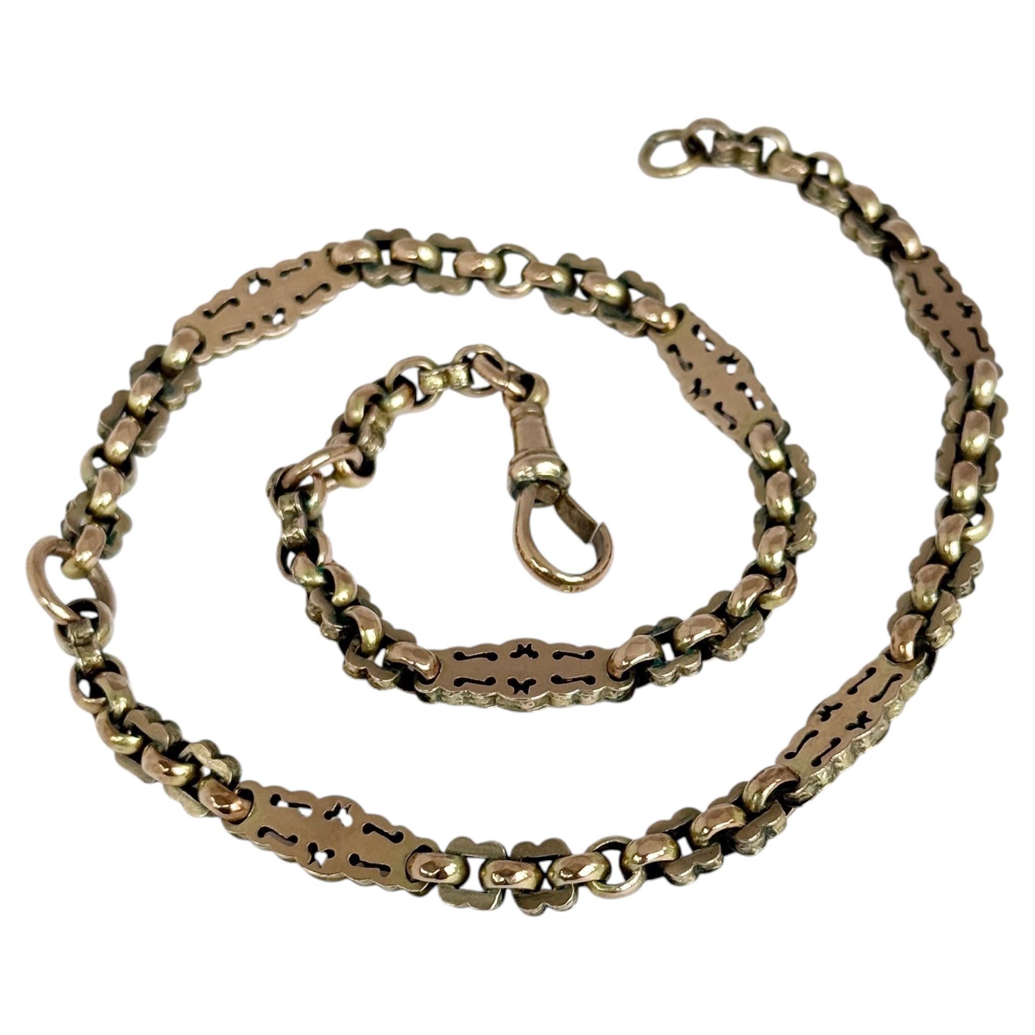 Victorian 9 Carat Gold Albert or Necklace Chain