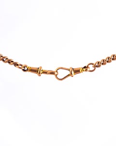 Victorian 9 Carat Gold Albert or Necklace