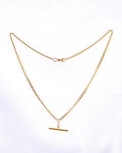 Victorian 9 Carat Gold Albert or Necklace