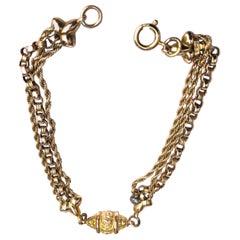 Victorian 9 Carat Gold Albertina Bracelet