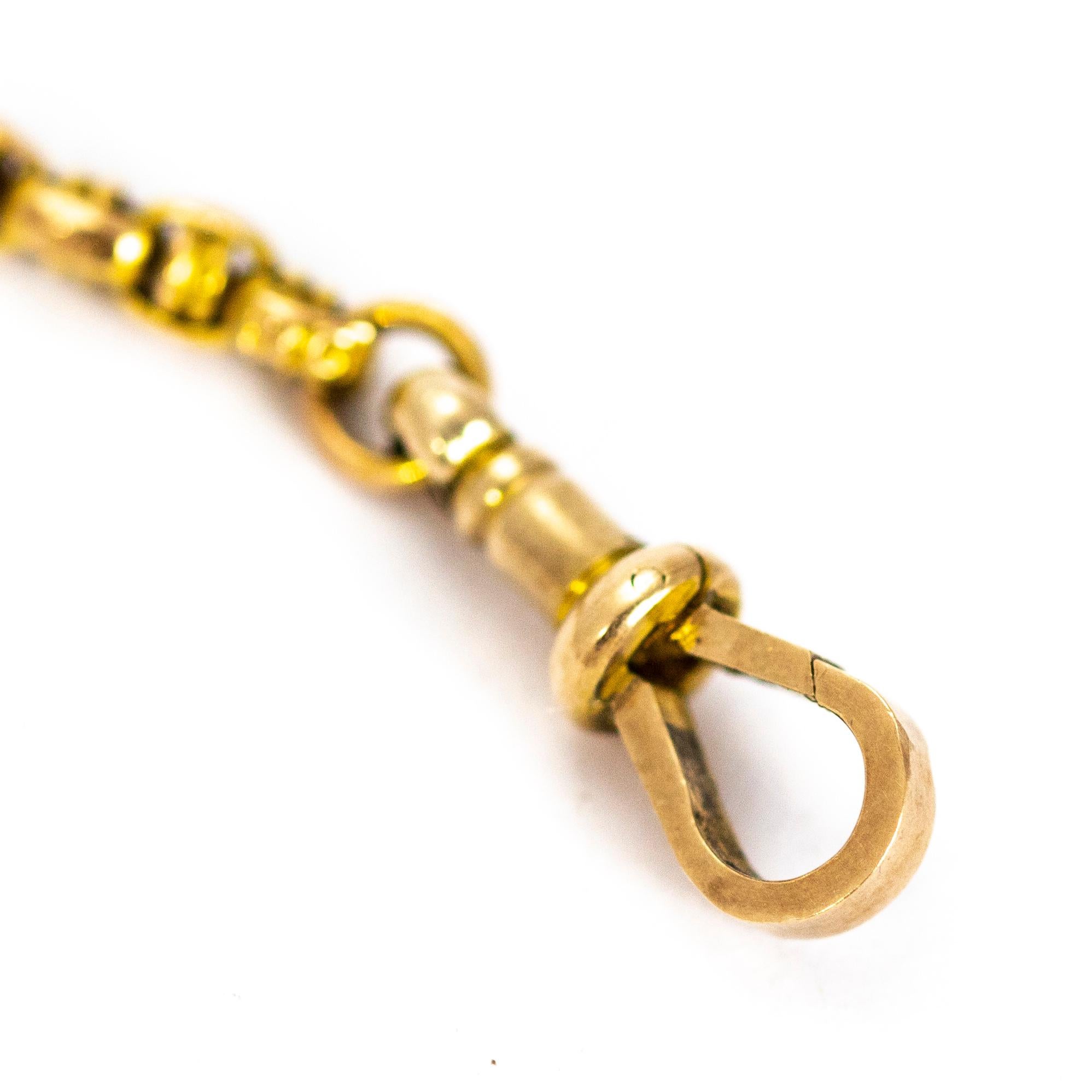 Victorian 9 Carat Gold Albertina 1