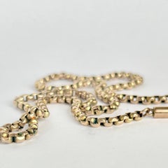 Victorian 9 Carat Gold Belcher Chain Necklace
