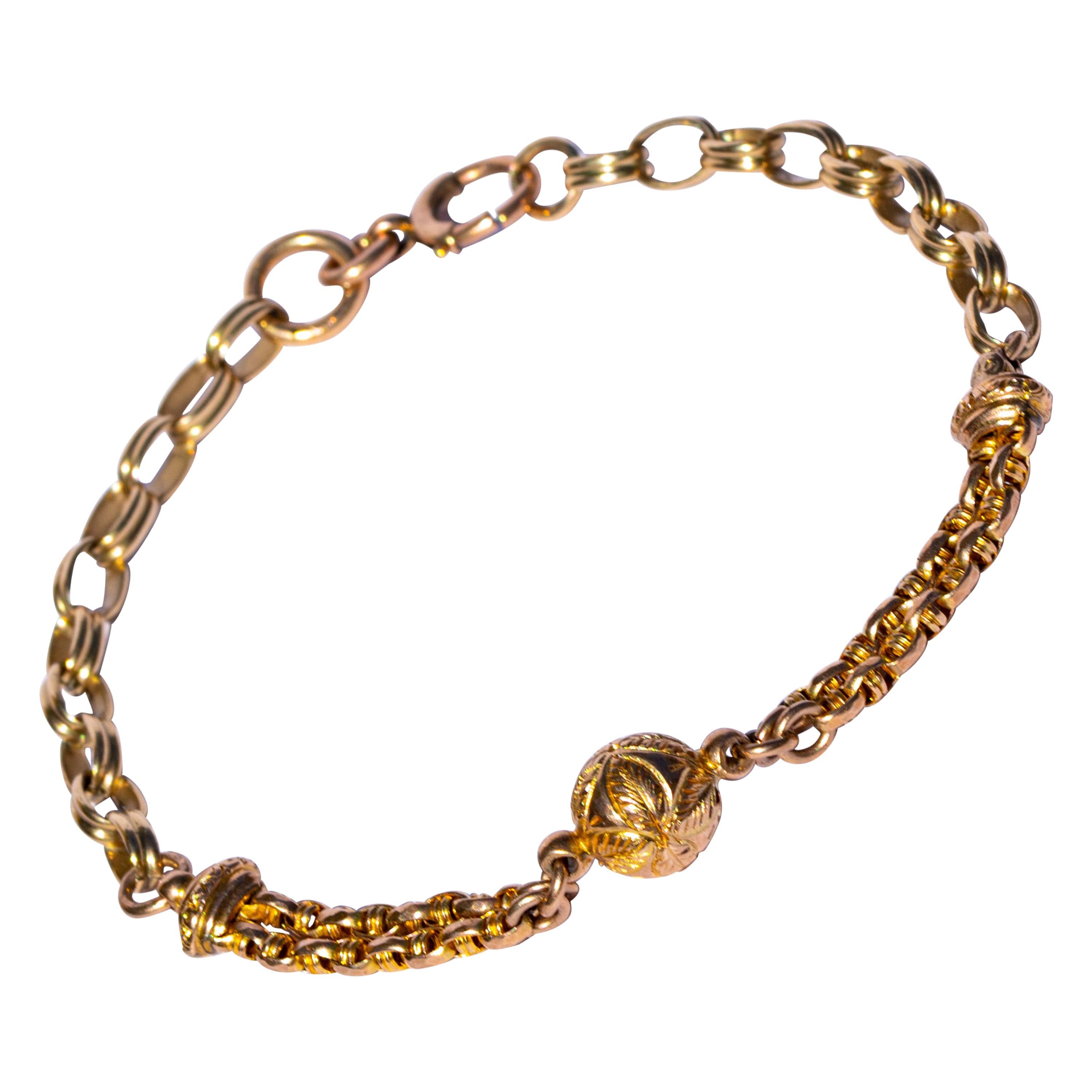 Victorian 9 Carat Gold Bracelet
