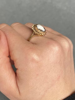 Victorian 9 Carat Gold Cameo Ring