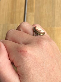 Victorian 9 Carat Gold Cameo Ring