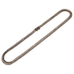 Victorian 9 Carat Gold Chain Collar Necklace