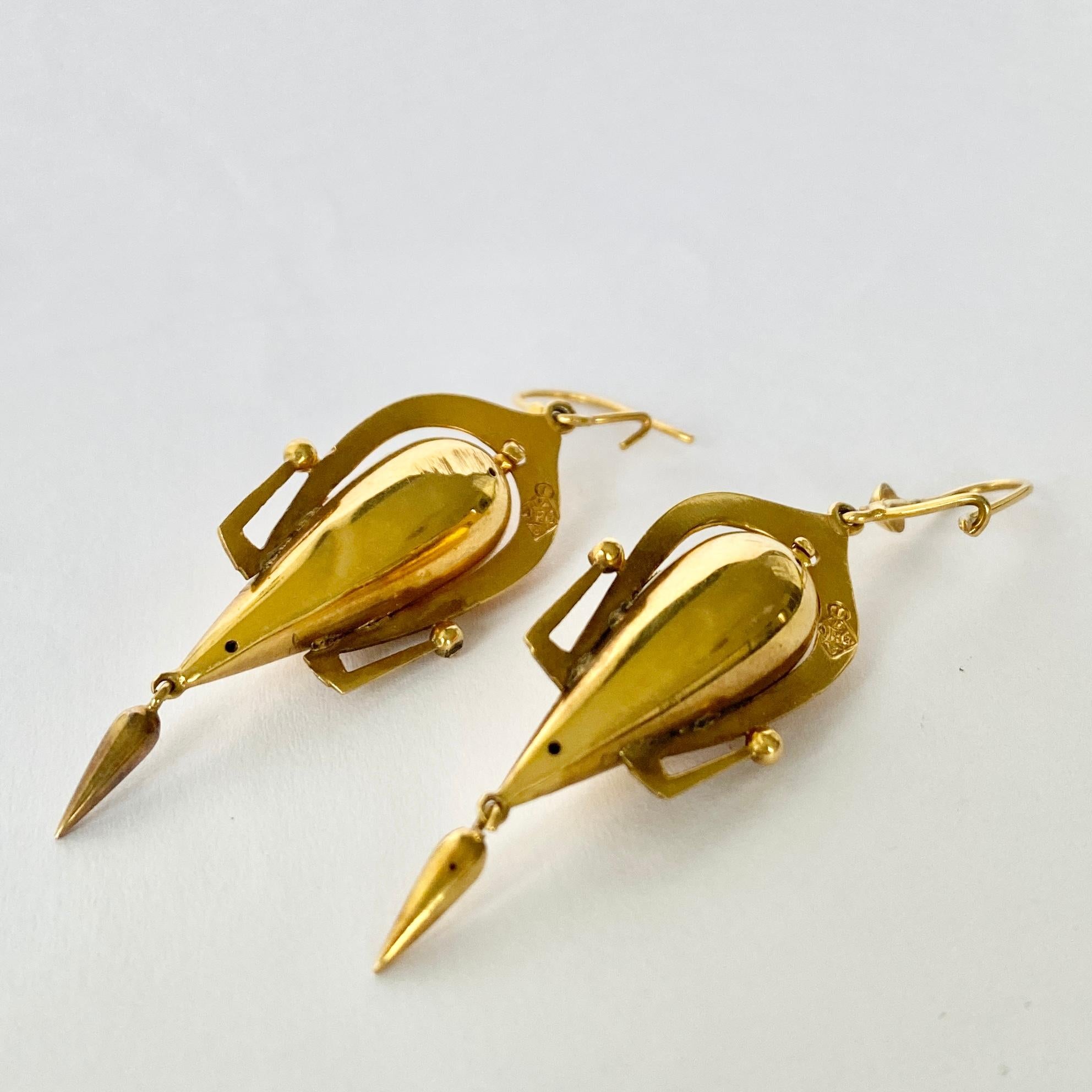 etruscan style earrings
