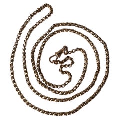 Victorian 9 Carat Gold Longuard Necklace