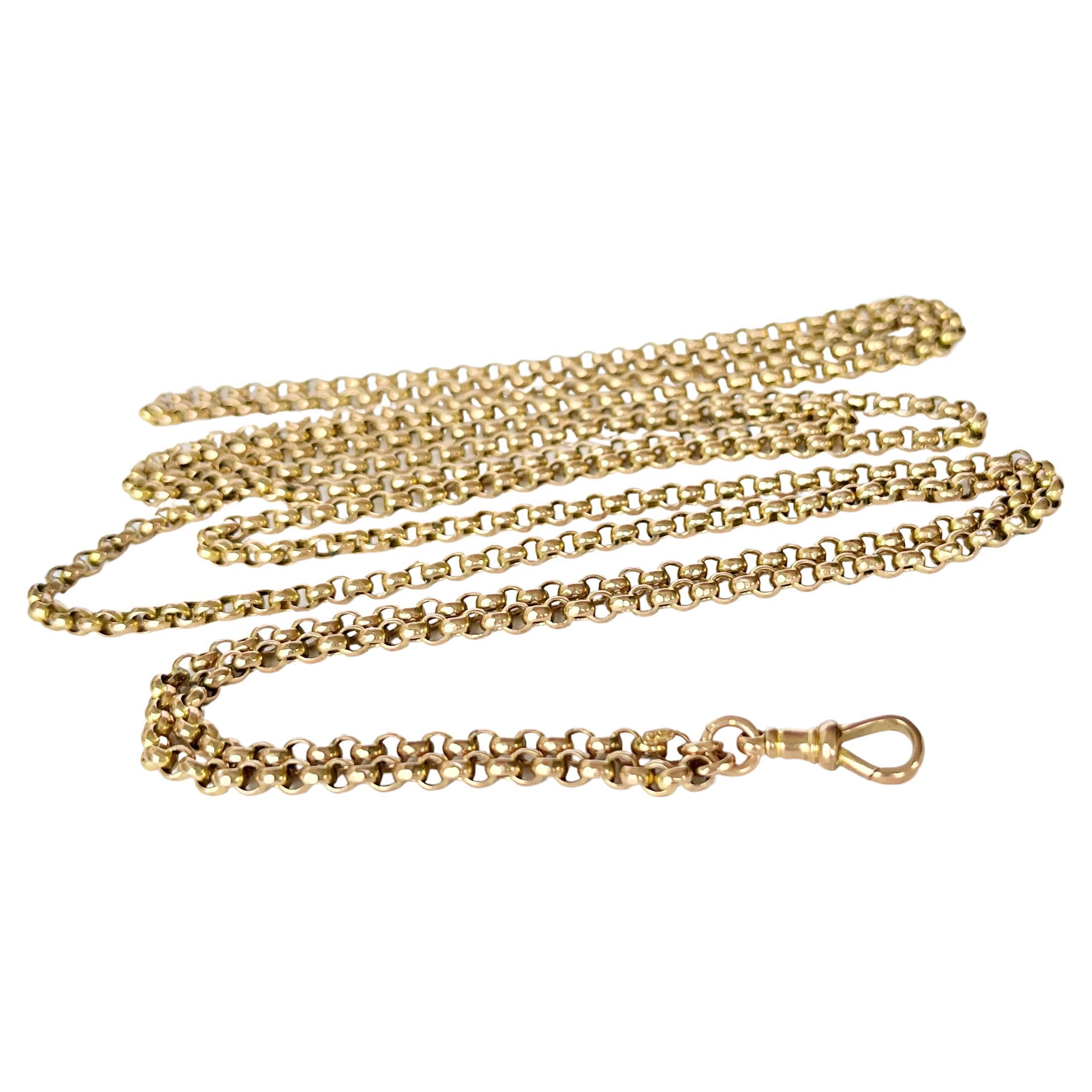 Victorian 9 Carat Gold Chain Necklace at 1stDibs 9 carat gold necklace, 9 carat gold chains, 9