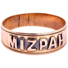 Victorian 9 Carat Gold Mizpah Ring