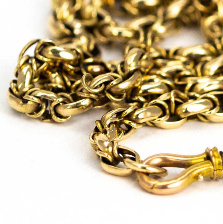 Victorian 9 Carat Gold Necklace at 1stDibs
