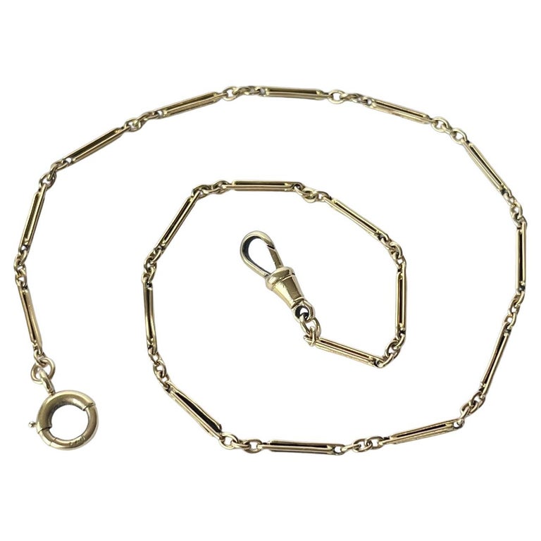 Victorian 9 Carat Gold Necklace at 1stDibs