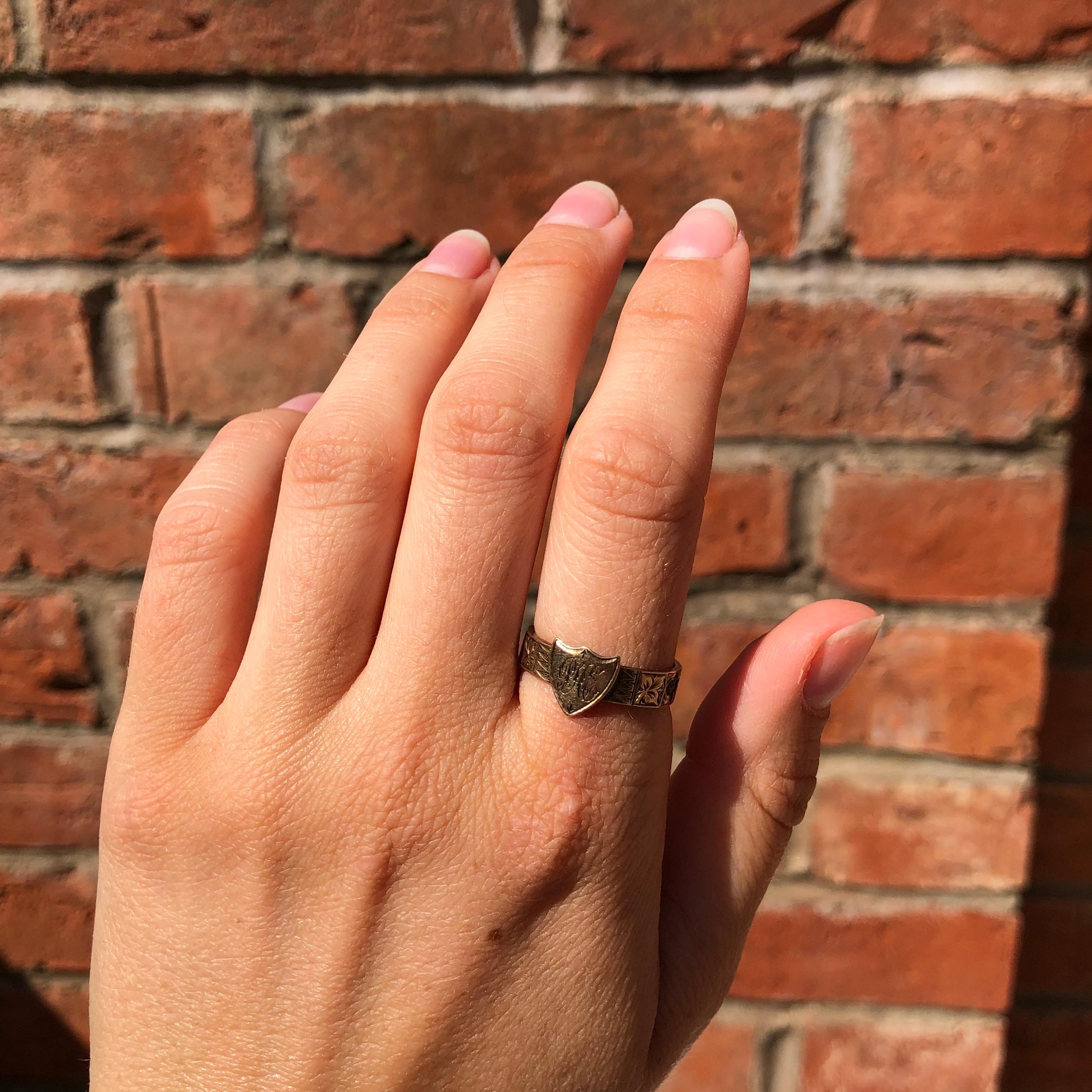 victorian hair ring