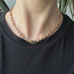 Victorian 9 Carat Rose Gold Albert Chain or Necklace