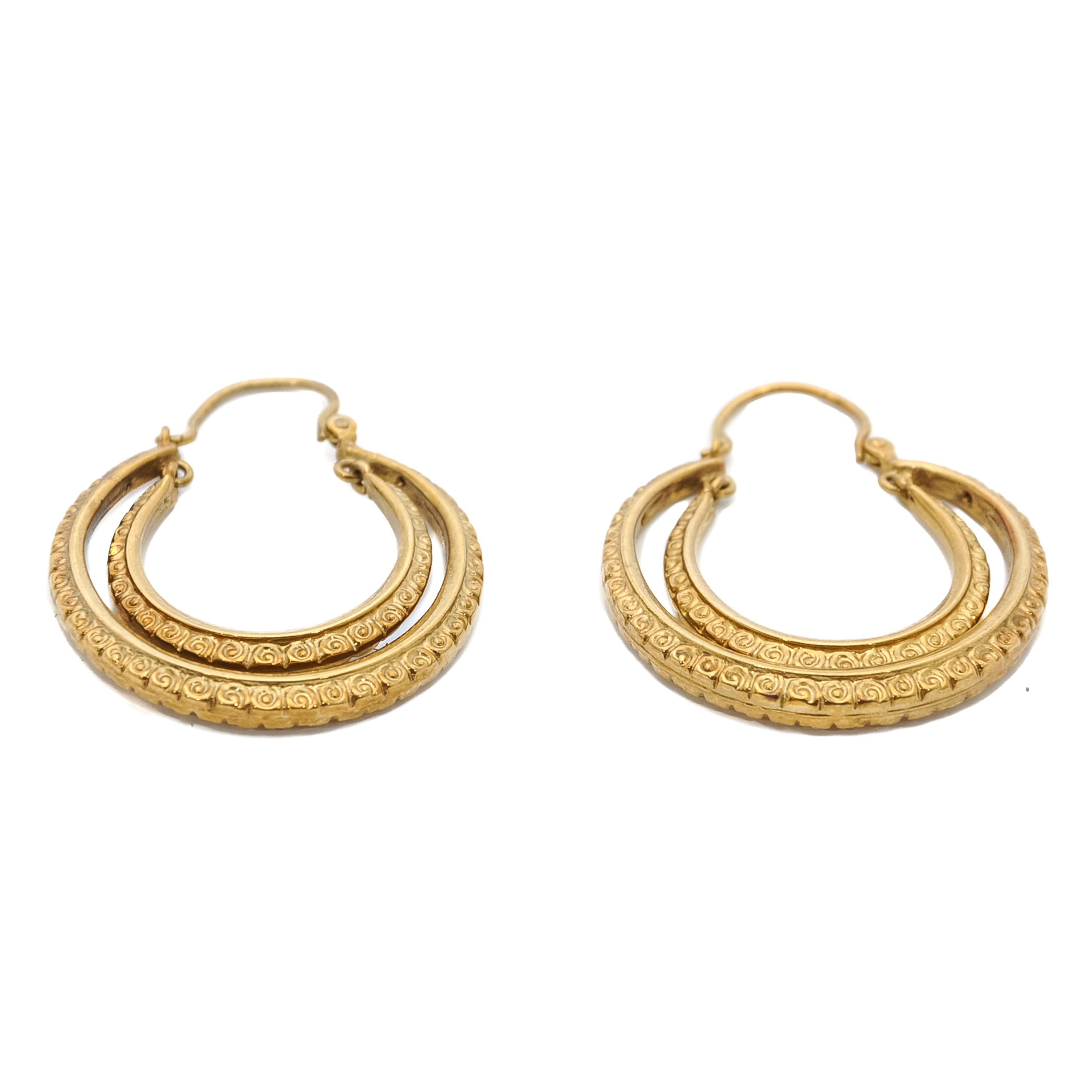 antique hoop earrings